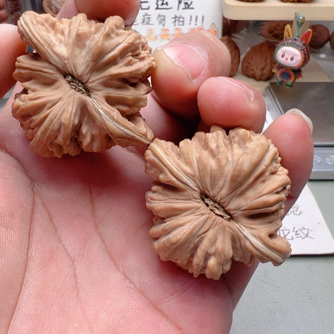 吊坠文玩核桃48尺全品四座楼