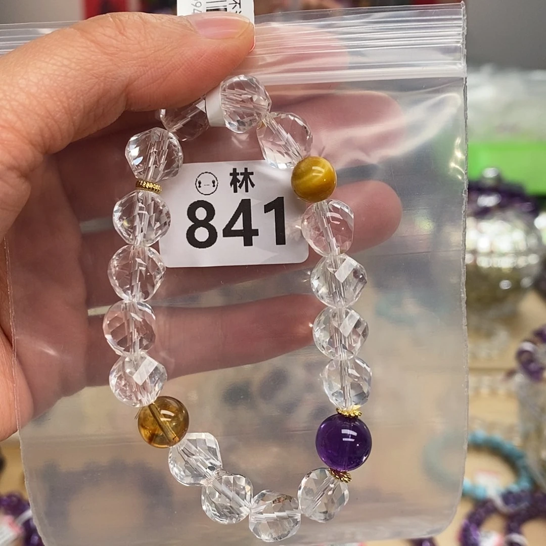 水晶手链未镶嵌多样性发一