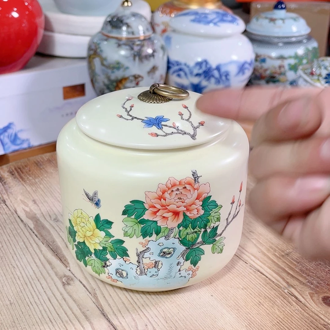 【闪购商品】罐陶瓷茶叶罐密封罐