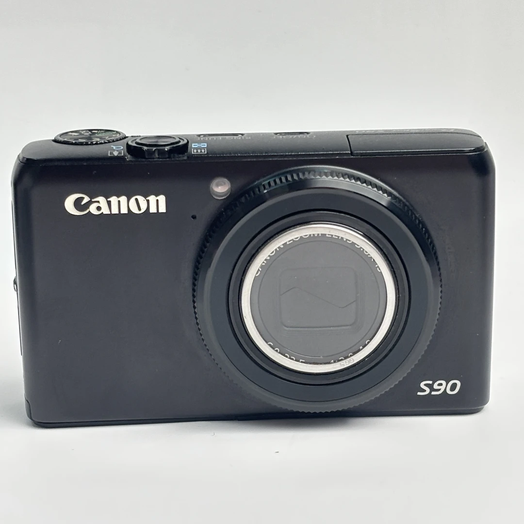 95新 Canon/佳能 s90黑色1000万像素3.8倍变焦复古ccd