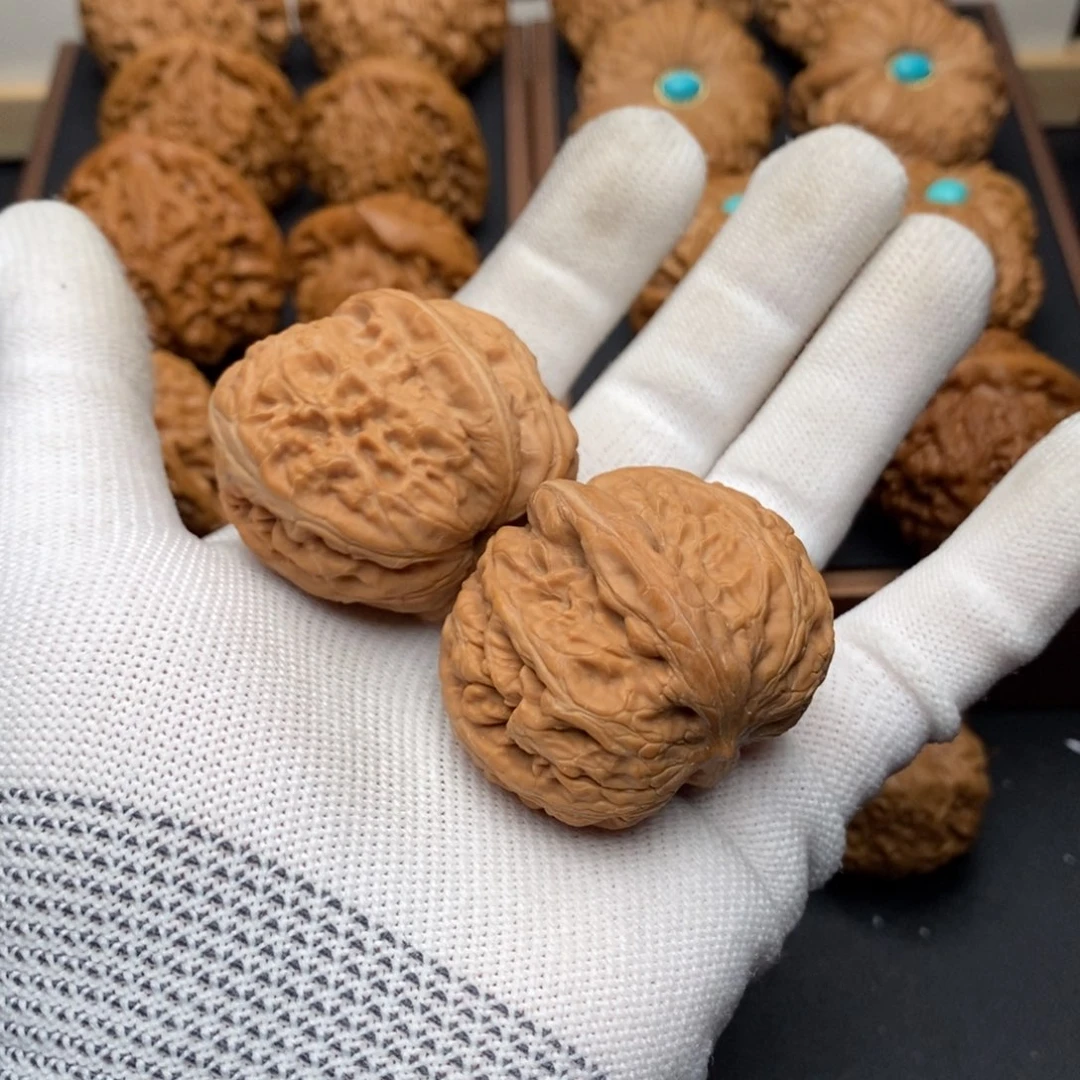 文玩核桃把件木元宝