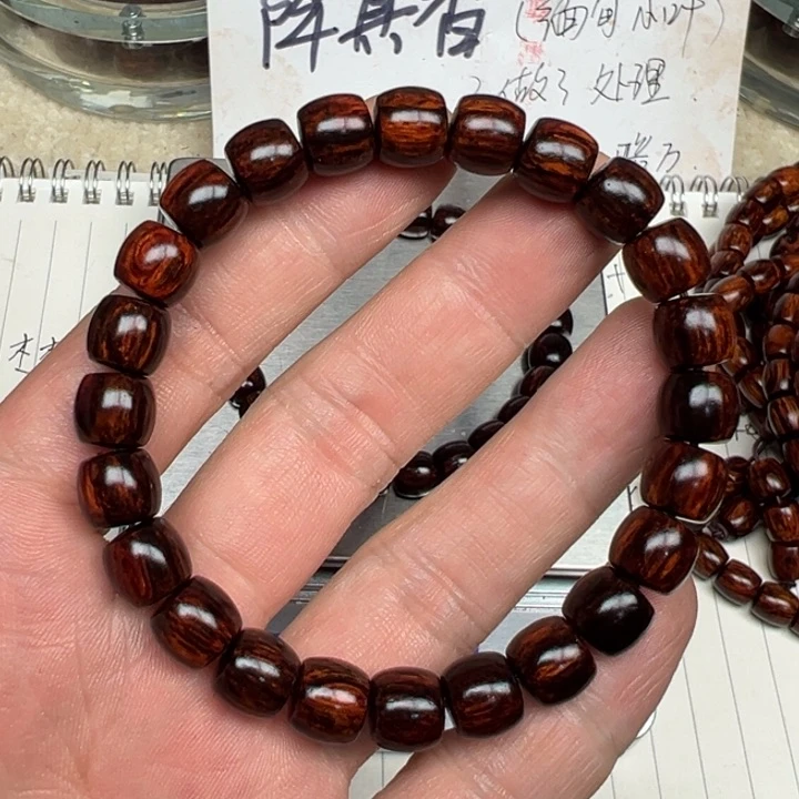 降真香手串/手链海南红降89直切黑金全品