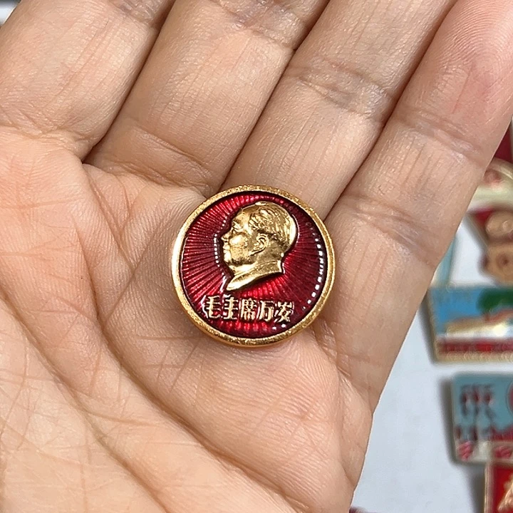 其他普通金属山****界纪念章