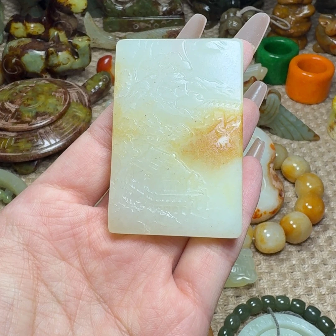 吊坠白玉菩提挂件