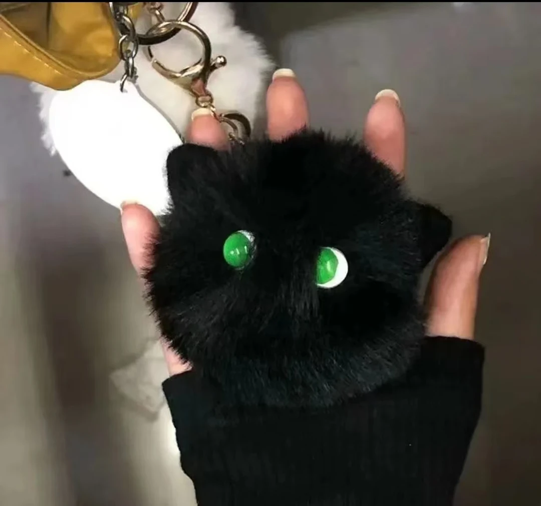 可爱萌萌猫书包钥匙扣