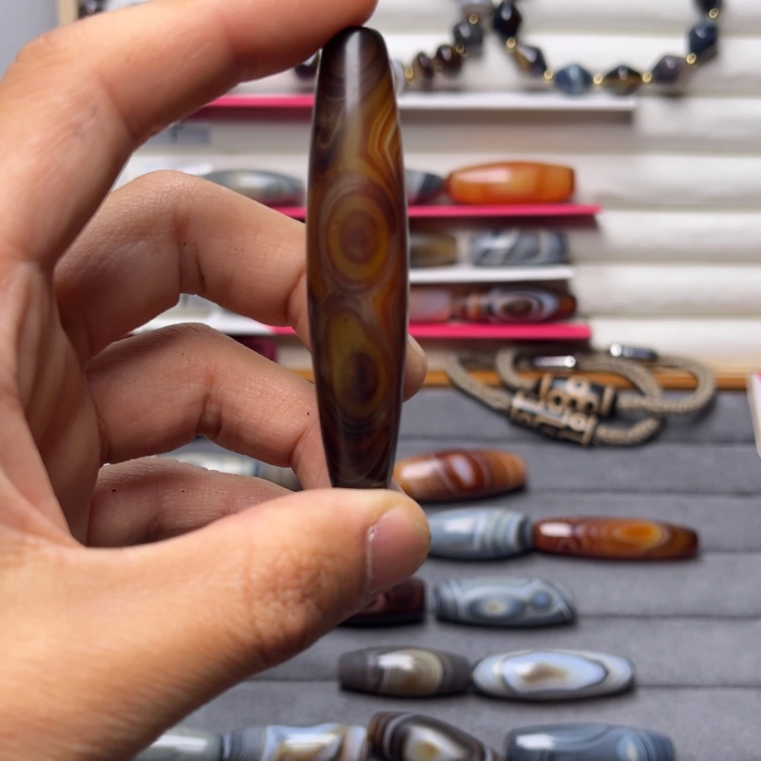 地***️玛瑙/玉髓合金颈饰