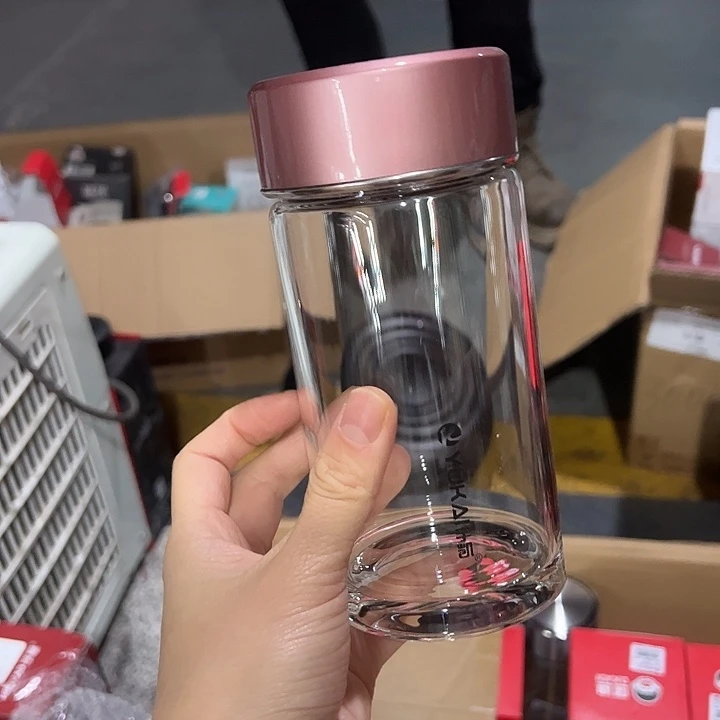 宇剀玻璃杯500500500单层烫手500斤色