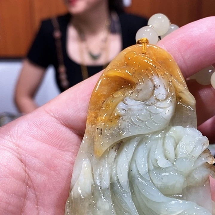 未镶嵌岫玉毛衣链
