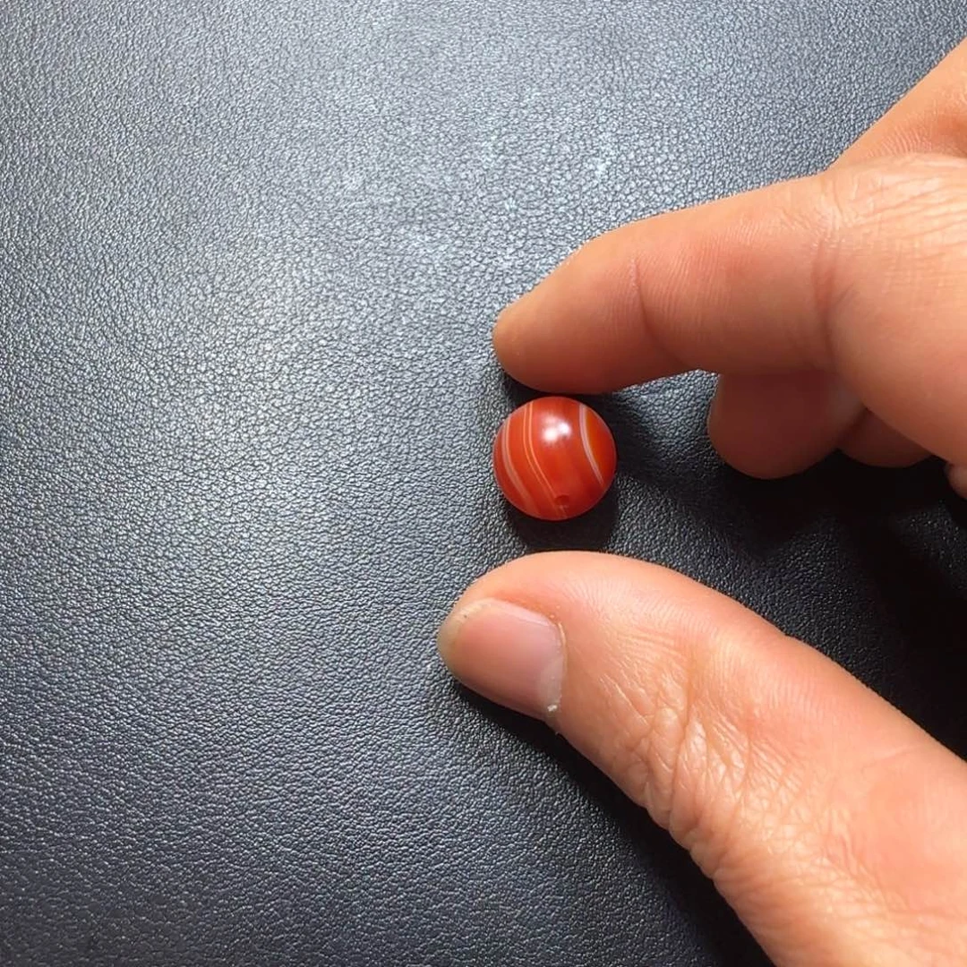 南红玛瑙未镶嵌单珠13.8