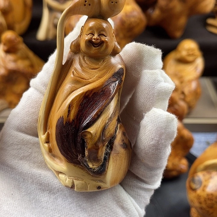 柏木（崖柏）米勒手把件