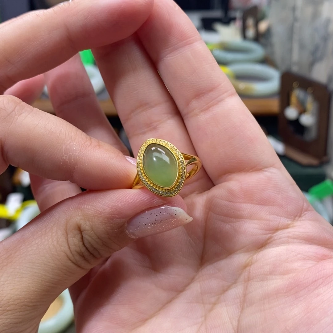 和田玉戒指未镶嵌