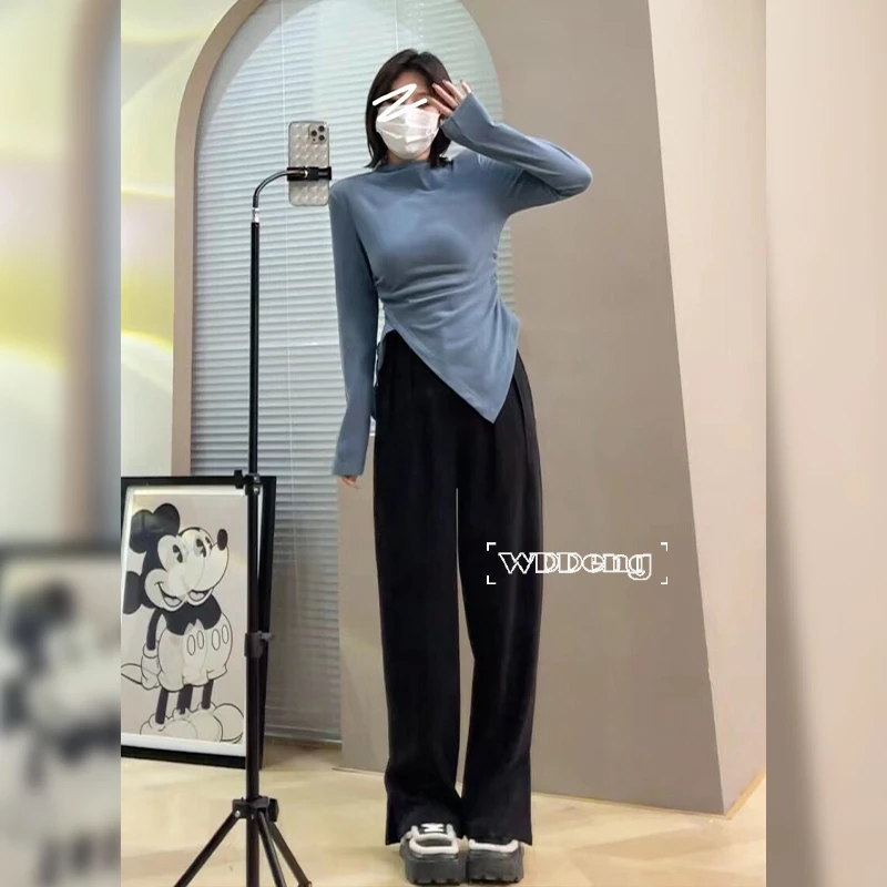 【现货款】王等等微胖定制2021年秋冬新款休闲长裤子女UK154826