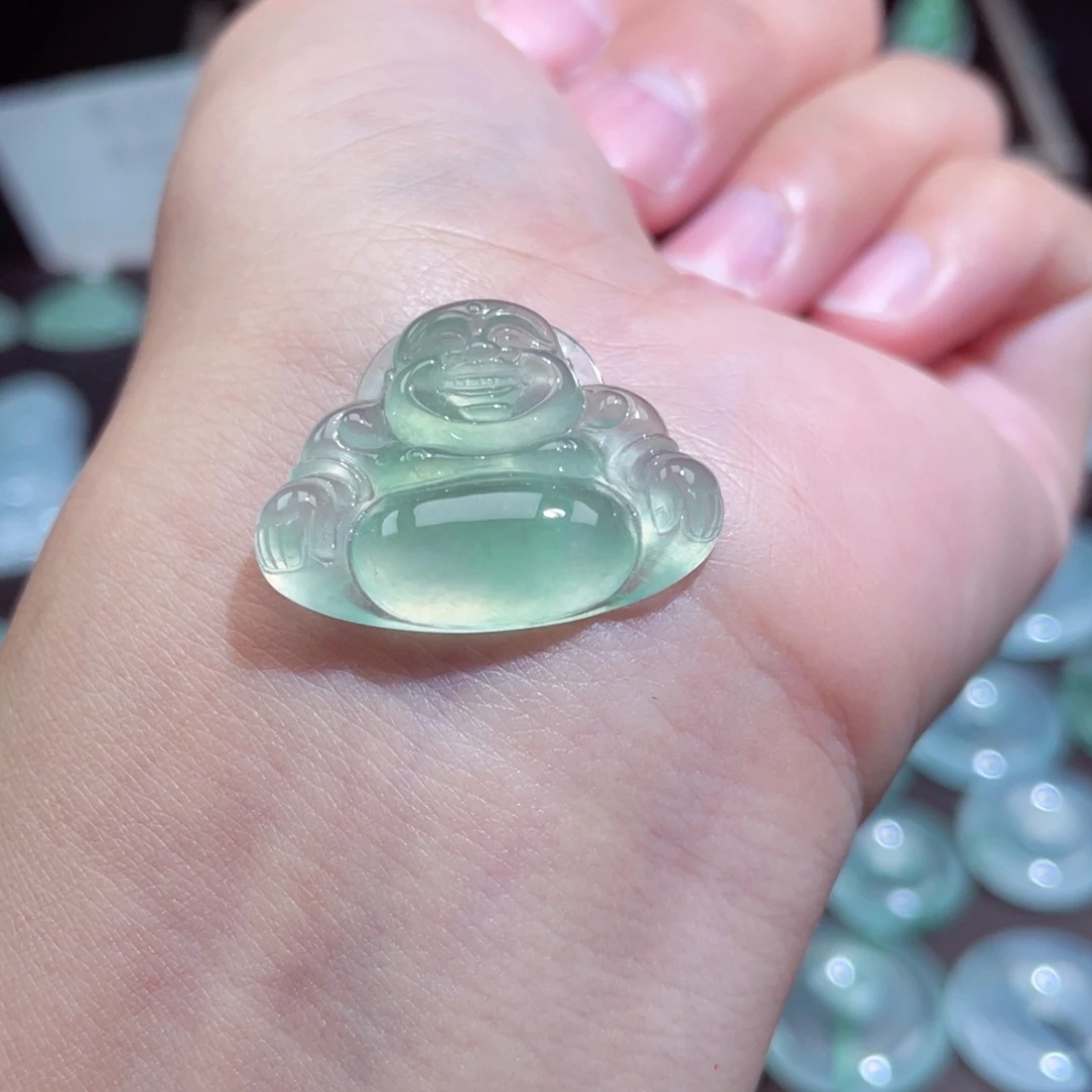 颈饰未镶嵌翡翠佛公