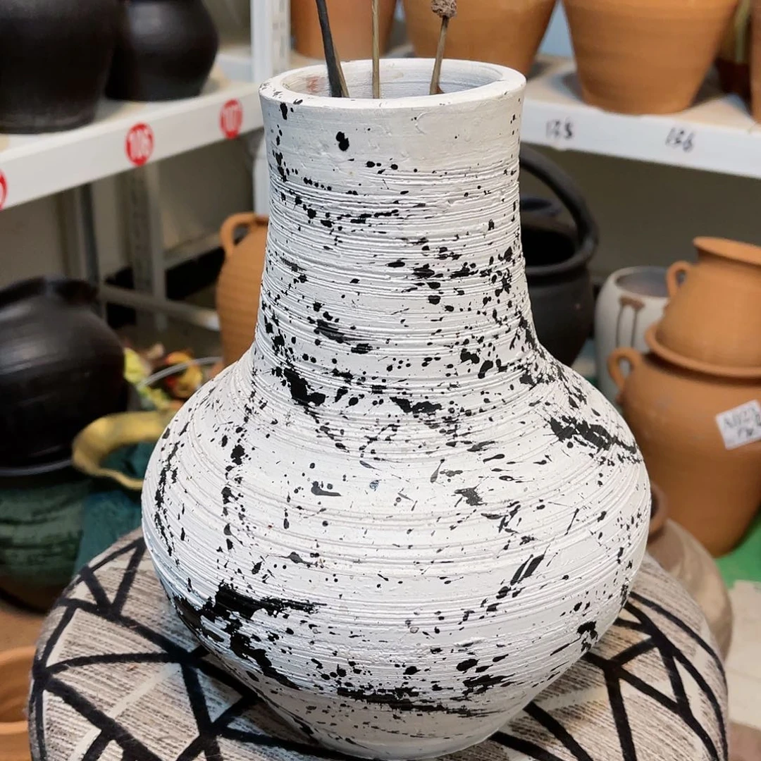 红陶无孔无孔口径8高度24