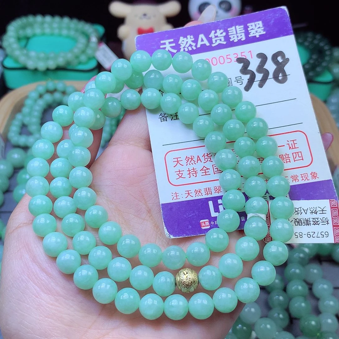 毛衣链未镶嵌翡翠8+