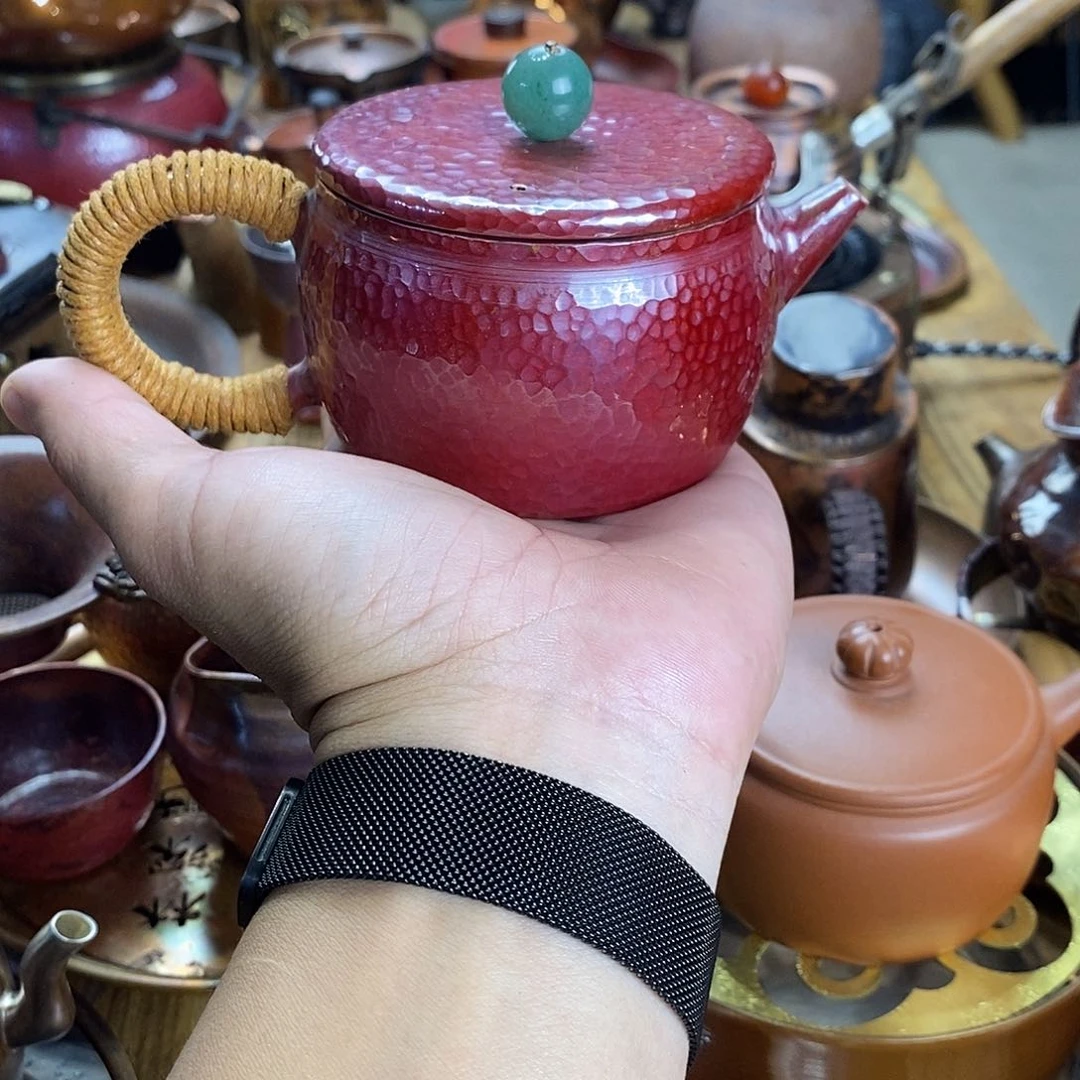 任和堂纯紫铜泡茶壶200毫升