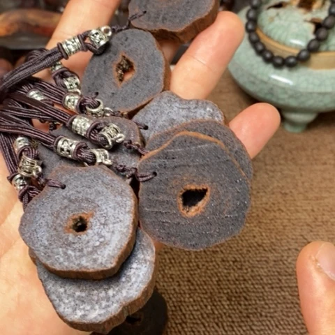 木A339降真香紫棋虫漏牌子发其一