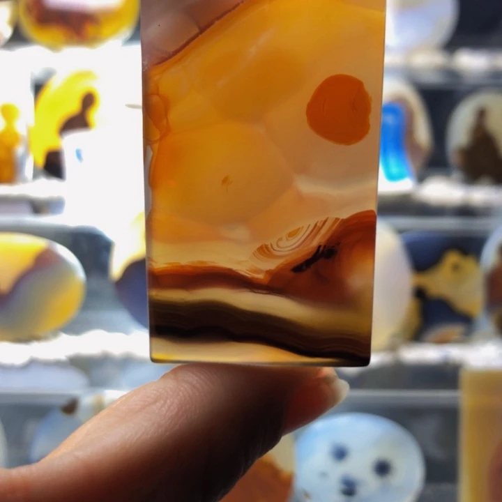 合金玛瑙/玉髓珠宝奇石76