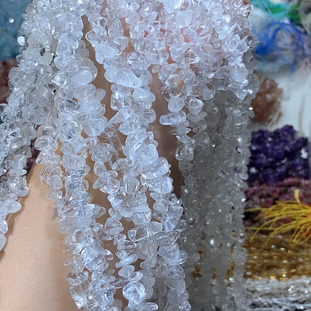 水晶珠宝半成品未镶嵌白水晶