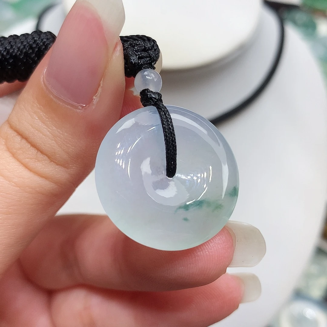 翡翠未镶嵌胸饰翡翠23，23/4.8