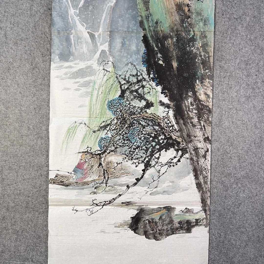 国画872 花鸟在此鸣叫时的鸣叫和