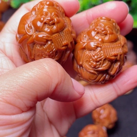 【闪购商品】手串/手链橄榄核35左右龙财手球