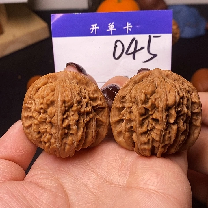 桃核吊坠文玩核桃四座楼43全品n