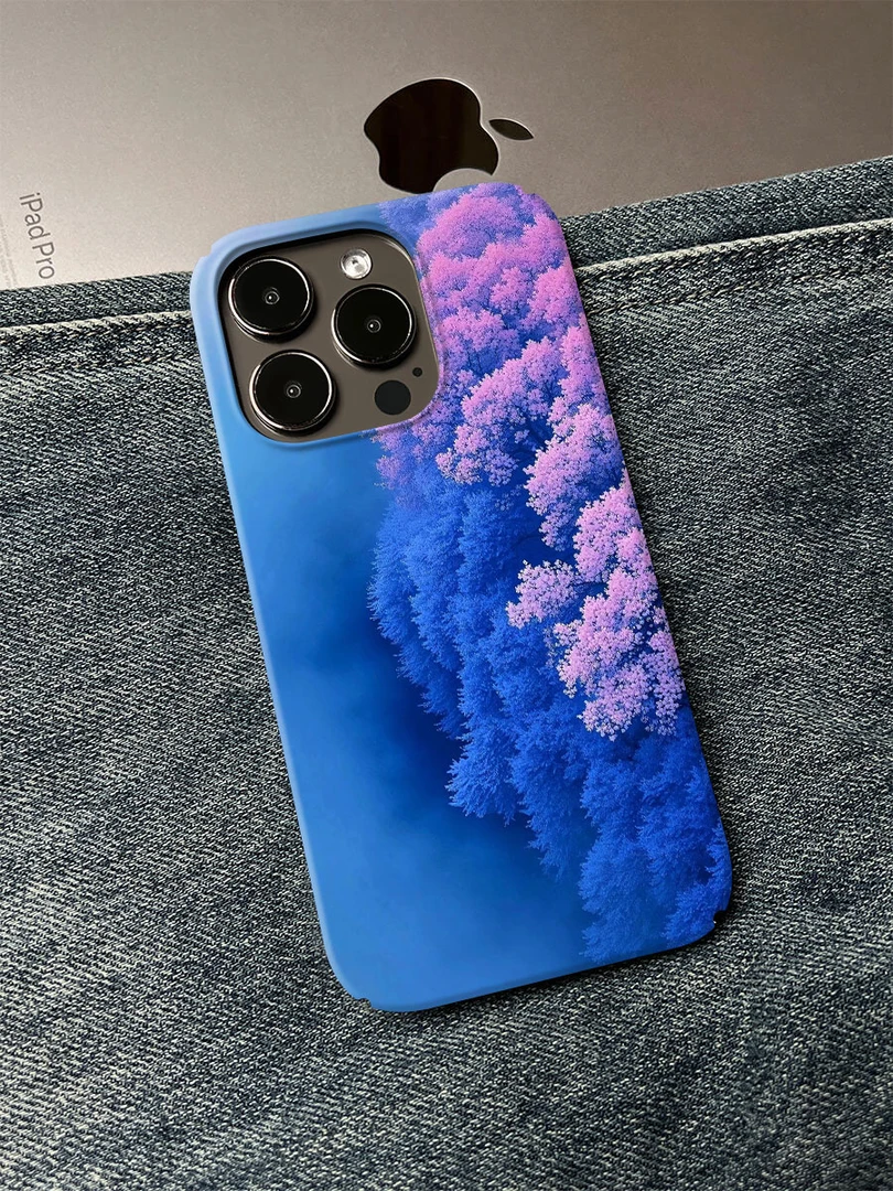 迷蒙樱花树手机壳适用于苹果16promax17华为mate荣耀vivo小米oppo