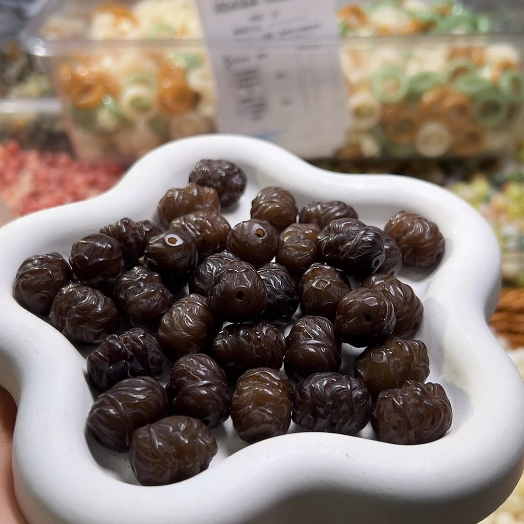 白玉菩提吊坠卡19黑悟空6颗