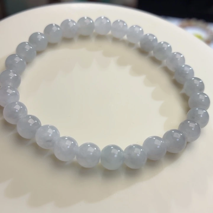 翡翠未镶嵌手链卡6.9福利款