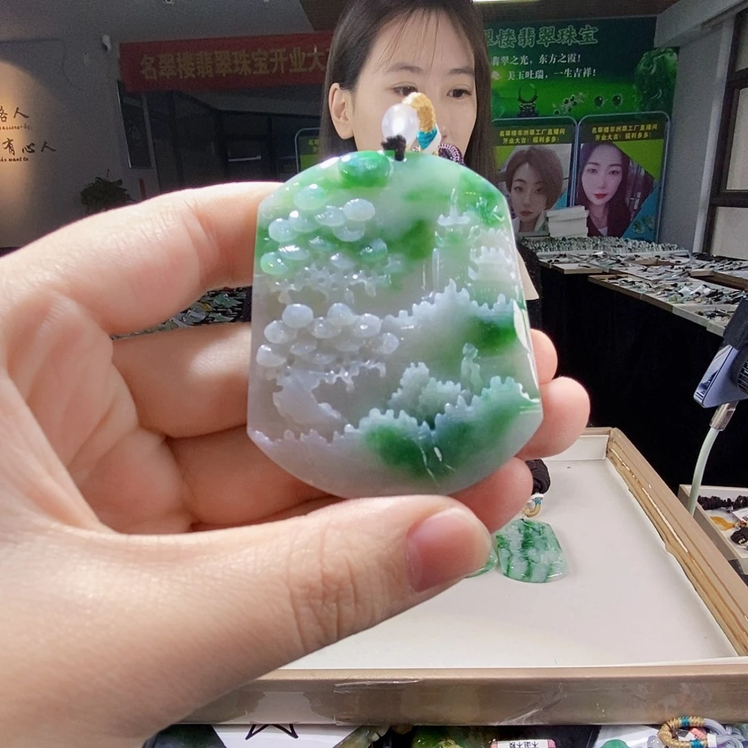 颈饰未镶嵌翡翠翡翠