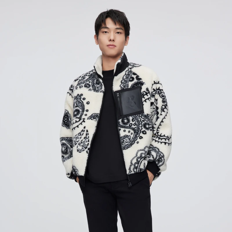 波司登鹅绒谷爱凌同款仿羊羔绒90鹅绒中性羽绒服B20133710