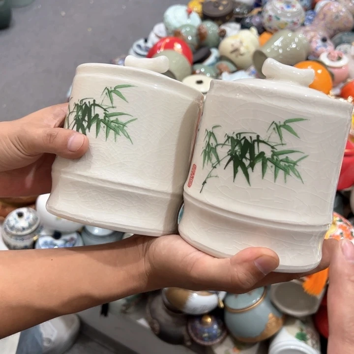 瑕疵福利品陶瓷茶叶罐