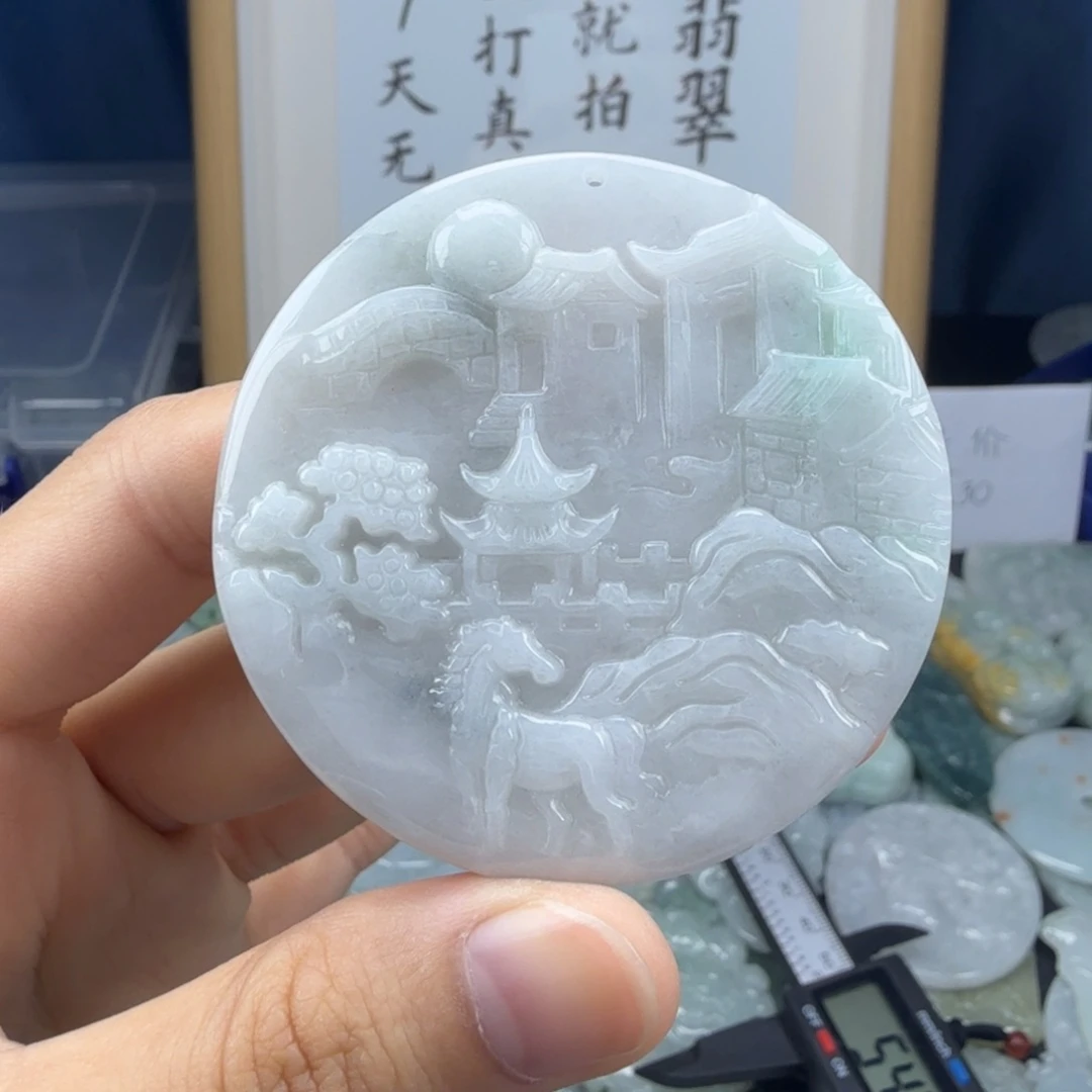 颈饰未镶嵌翡翠翡翠