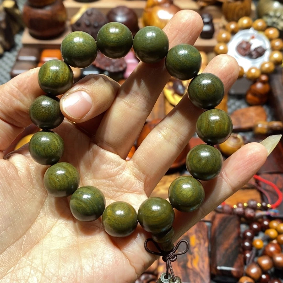 木绿檀木1.5圆珠一条