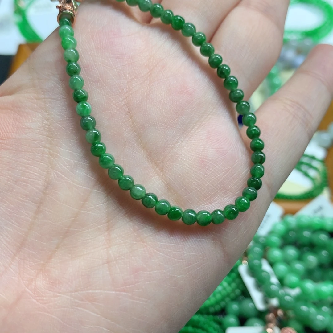 未镶嵌手链翡翠翡翠