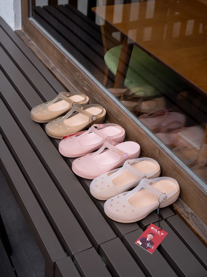 特！德国拜尔TPU鞋面！4CM轻便厚底 防滑洞洞鞋凉鞋H6417 女鞋 F542