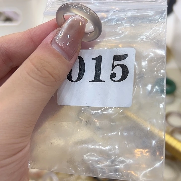 玛瑙/玉髓戒指合金15港14