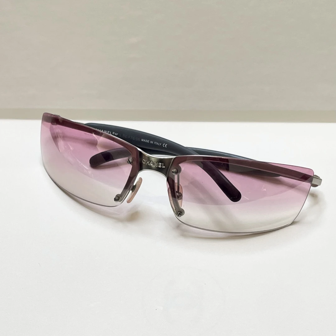 95新 Chanel/香奈儿 粉色渐变镜片墨镜 2505809