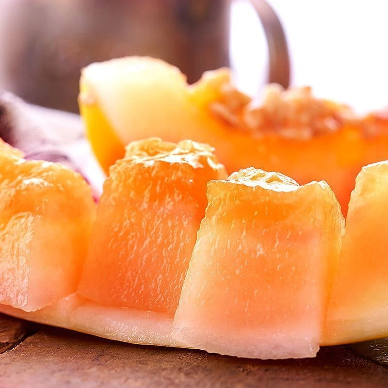 甘肃民勤沙漠金蜜瓜新鲜脆甜当季水果包邮