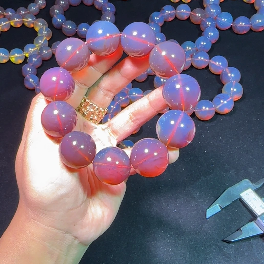 琥珀未镶嵌手链琥珀