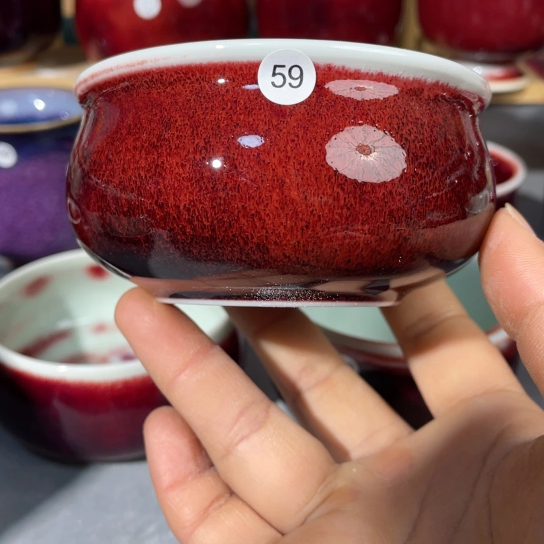 瓷片纯手工制作……微微瑕