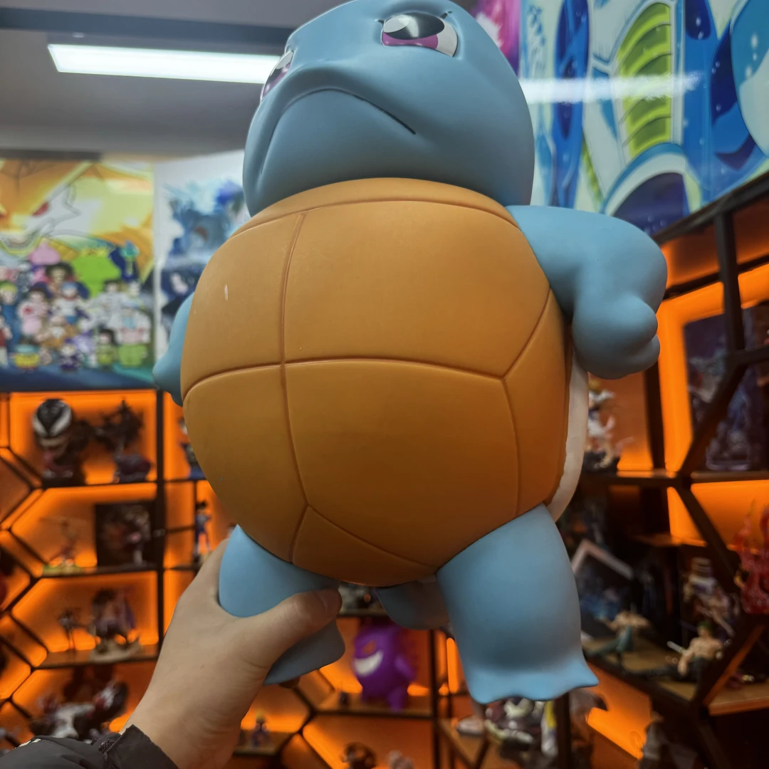 （定制）大号高约40厘米搪胶材质1/1杰尼龟手办礼品送人