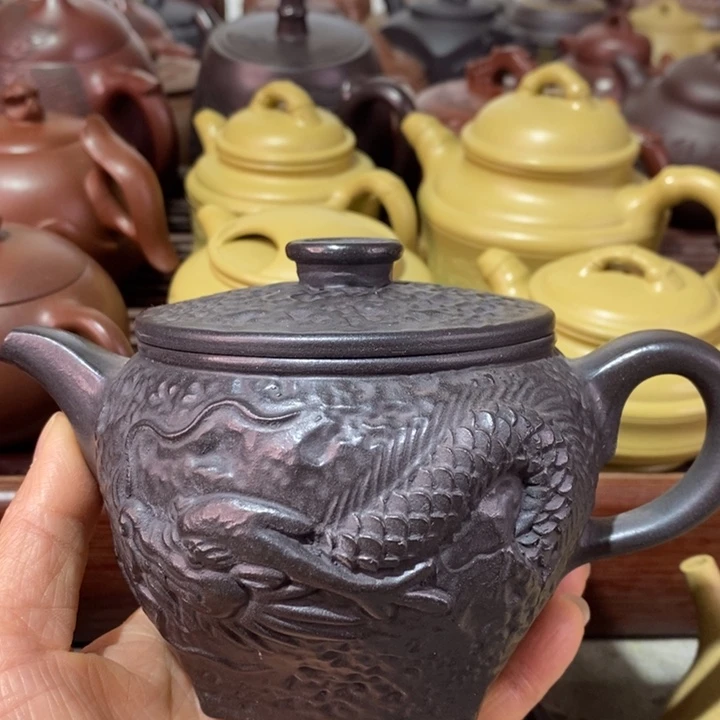 紫砂茶壶微瑕处理一把