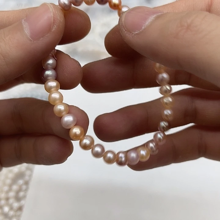 未镶嵌淡水珍珠颈饰00858