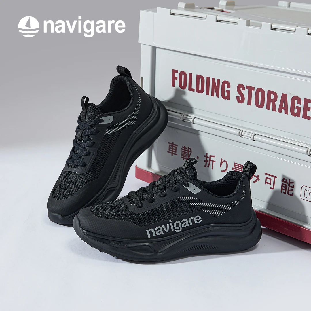 纳维凯尔运动鞋2025男士休闲软弹舒适轻便百搭时尚男鞋子