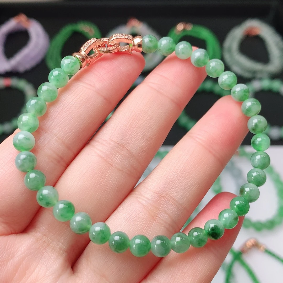 翡翠未镶嵌手链翡翠