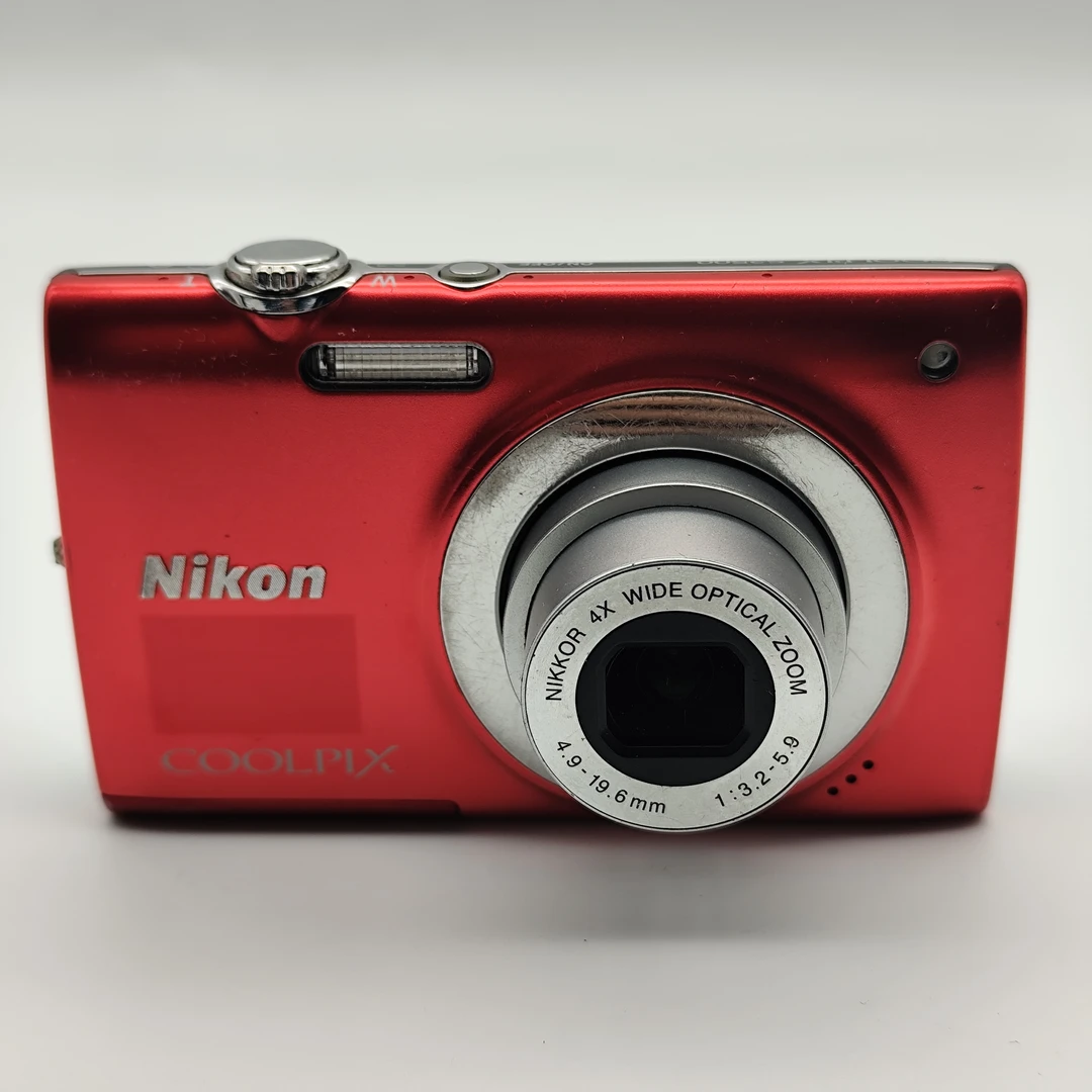 9新 Nikon/尼康 复古ccd相机 尼康s2500 红 超级有质感 1200w像素
