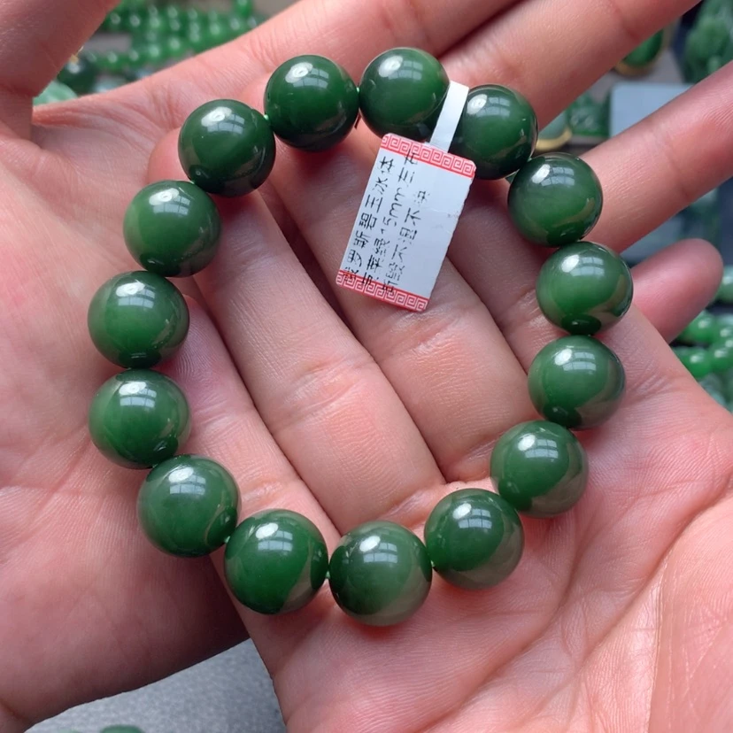 【闪购商品】和田玉（碧玉）手链未镶嵌S****野