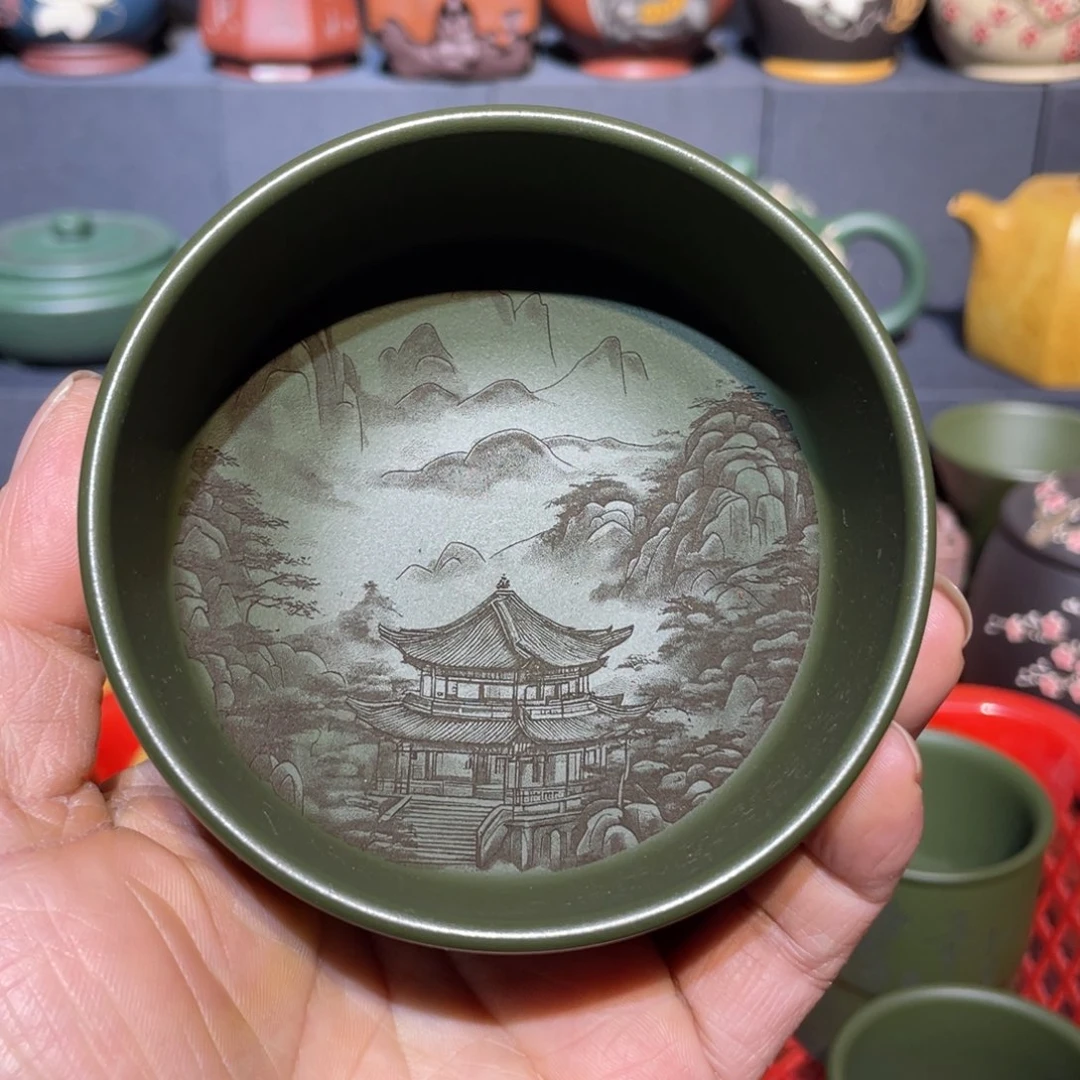 原矿紫砂手工主人杯